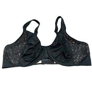 Bali Lace Bra 42D‎ Full Coverage Comfort Black Bra